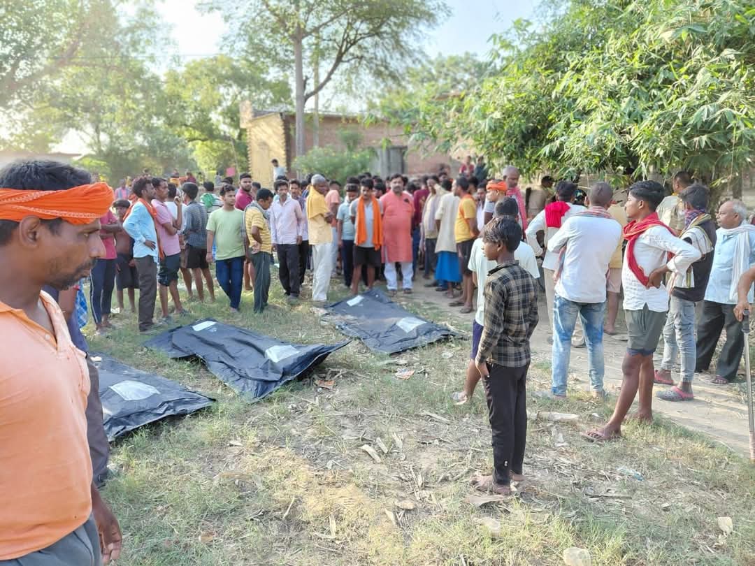 बलिया में गंगा नदी में डूबे तीन दाेस्तों के शव बरामद